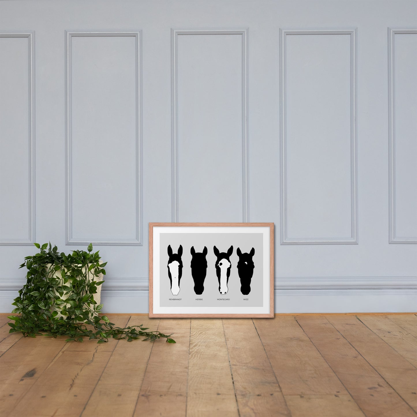 Multi Horse Framed Poster Print