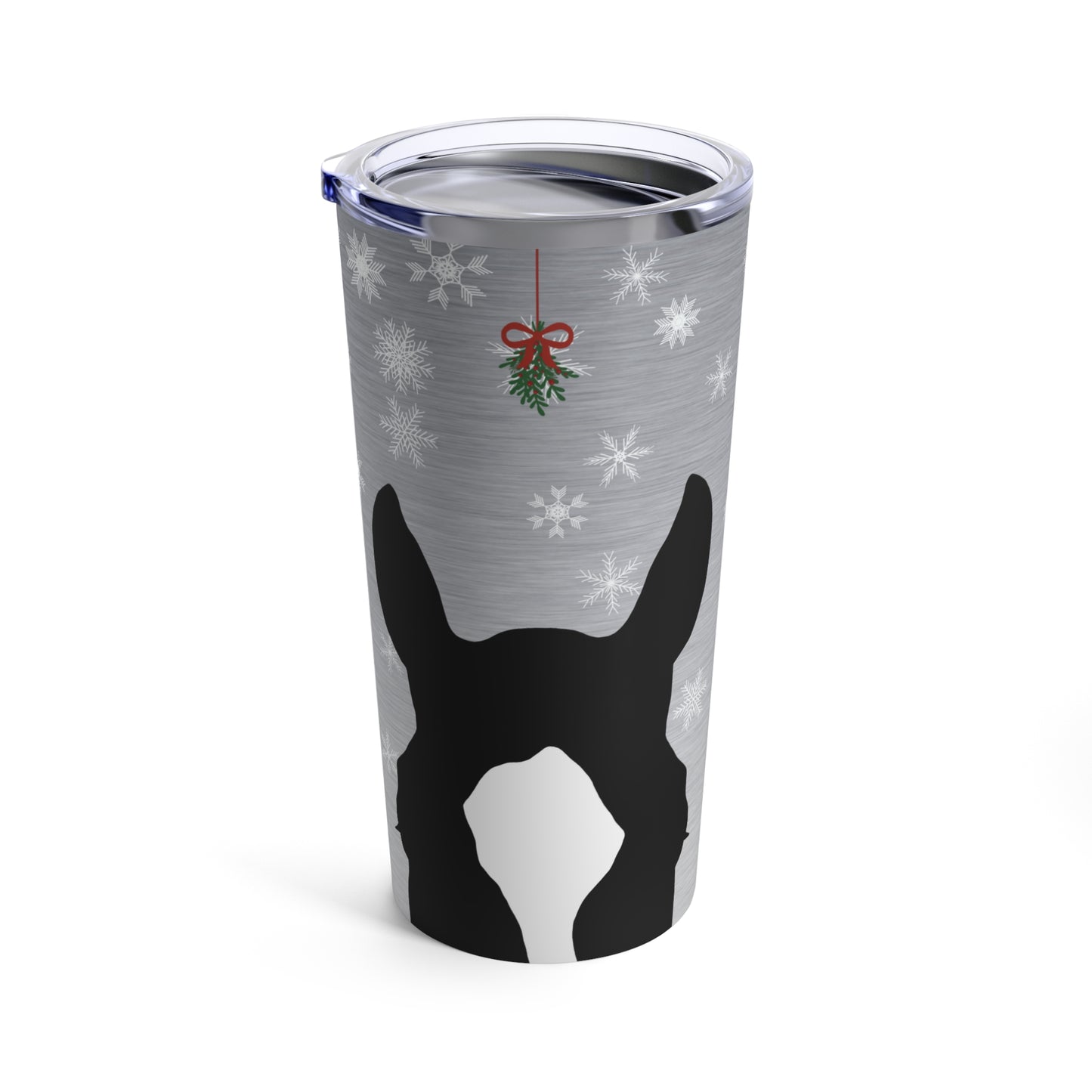 Custom Horse Portrait Christmas Vacuum Tumbler