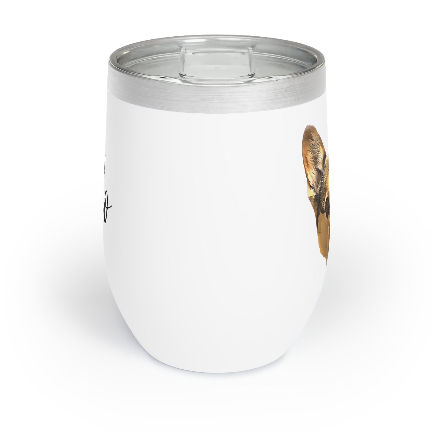 Custom Pet Portrait Insulated Wine Tumbler
