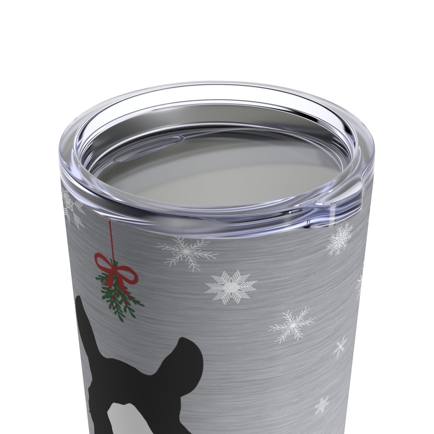 Custom Horse Portrait Christmas Vacuum Tumbler