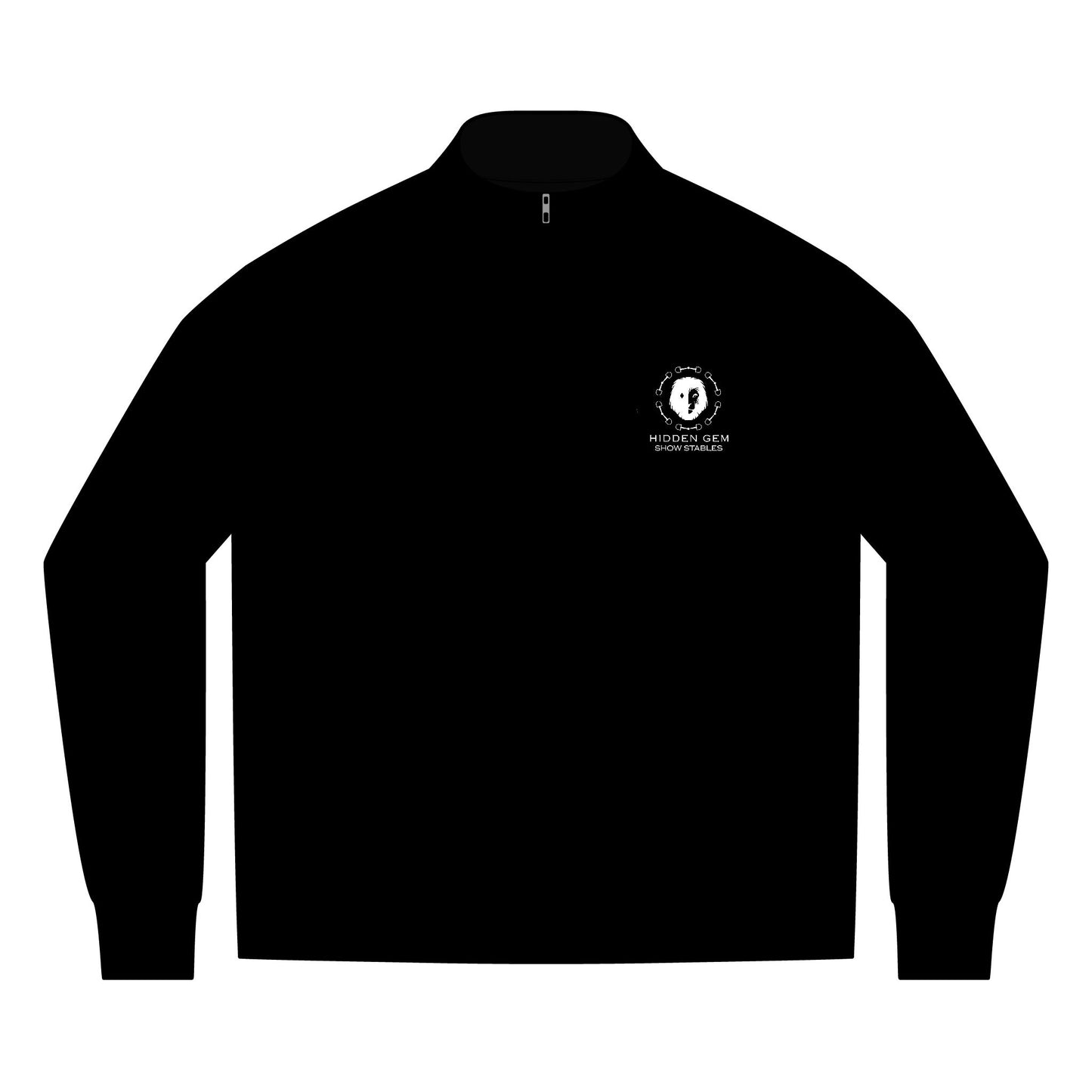 Hidden Gem Embroidered Quarter-Zip Pullover
