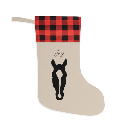 Custom Equestrian Christmas Stocking