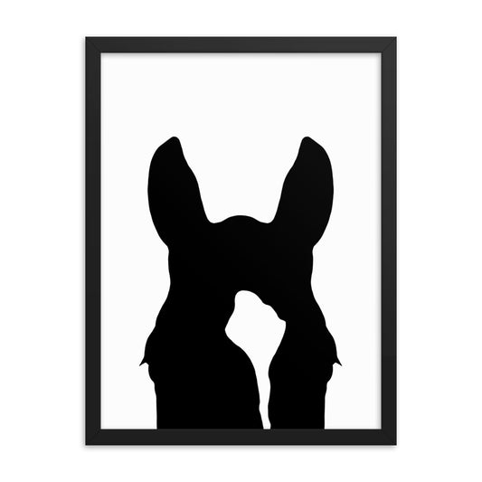 Custom Peekaboo Framed Poster Print