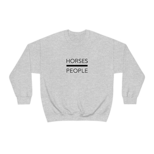 Horses over People Crew Sweatshirt