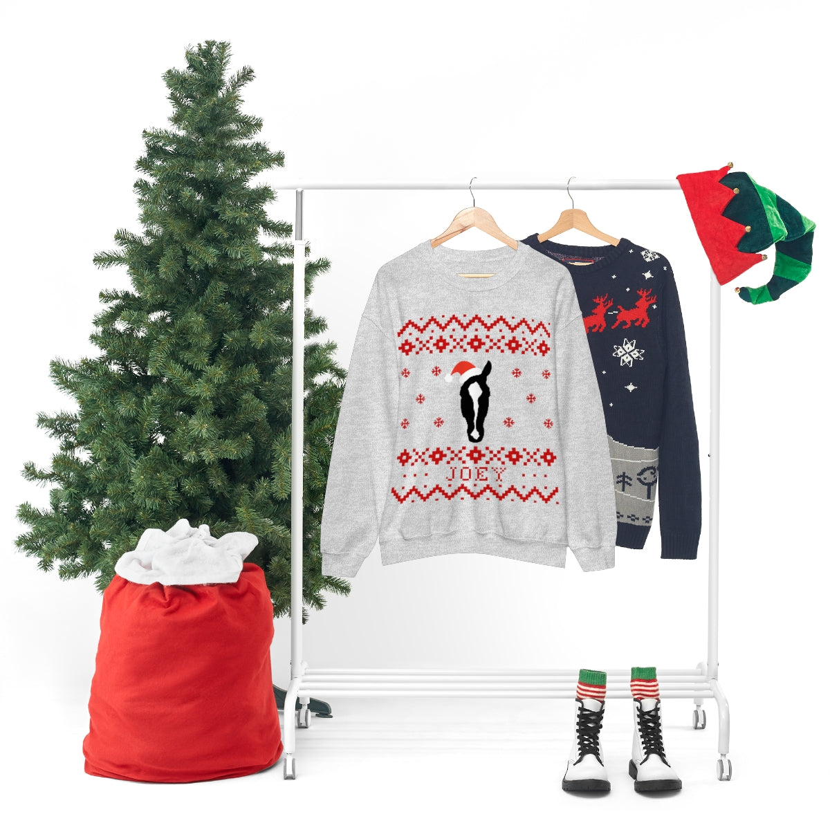 Custom Equestrian Christmas Sweater Crewneck