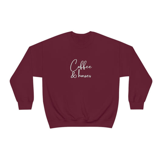 Coffee and Horses Crew Sweatshirt