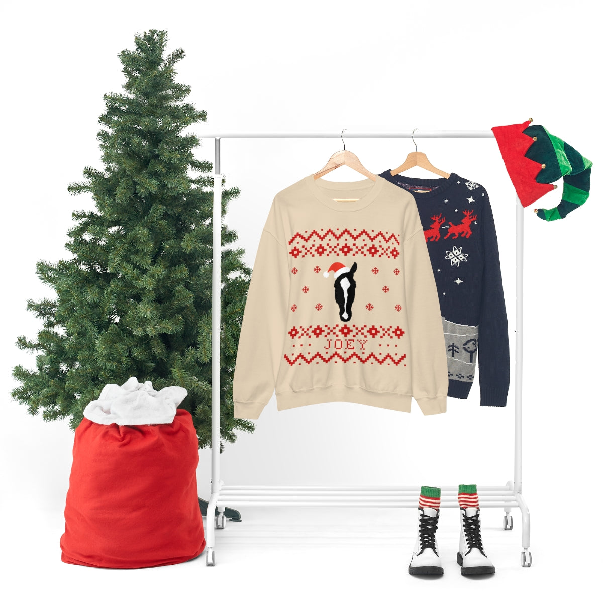 Custom Equestrian Christmas Sweater Crewneck