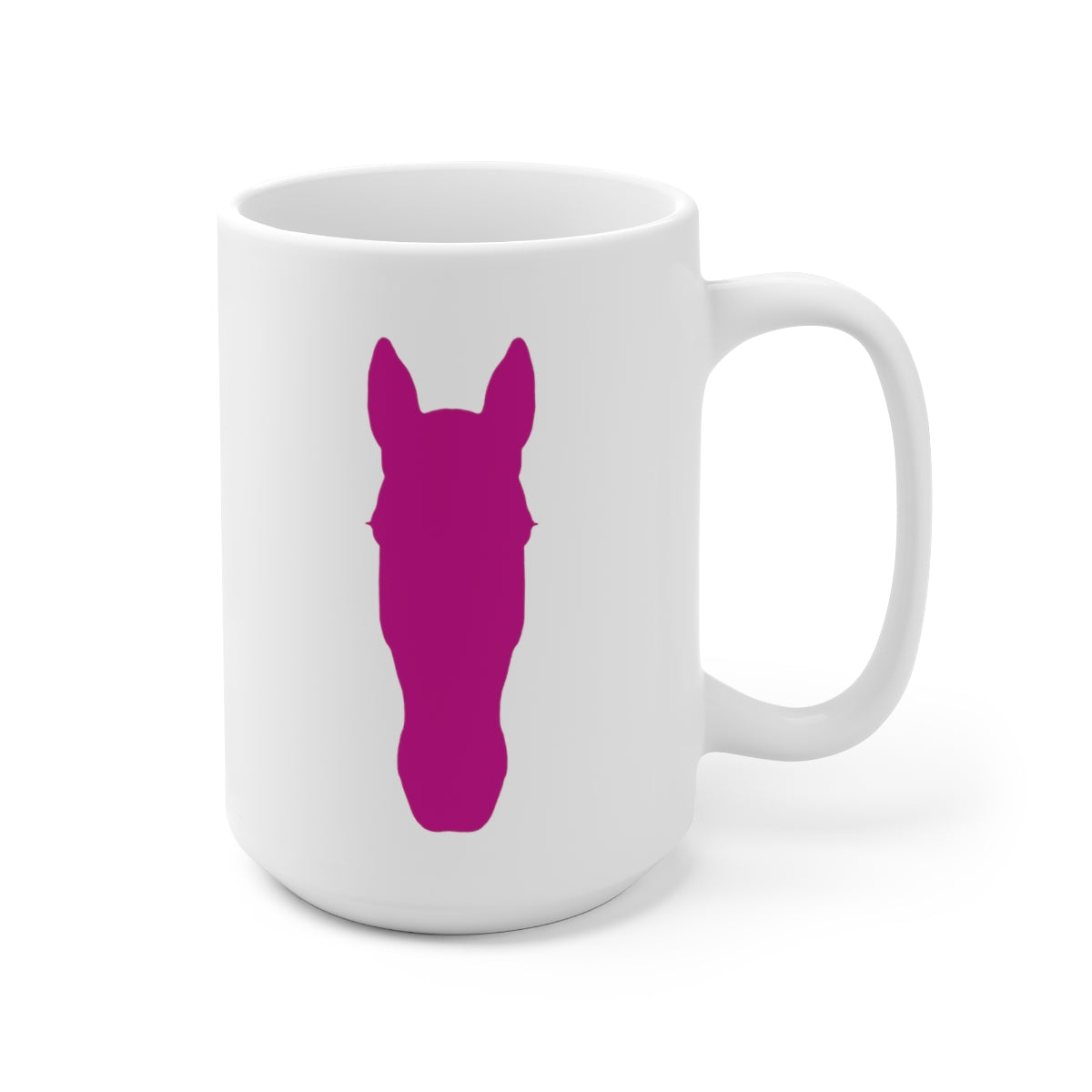 Custom Horse Silhouette Ceramic Mug 15oz