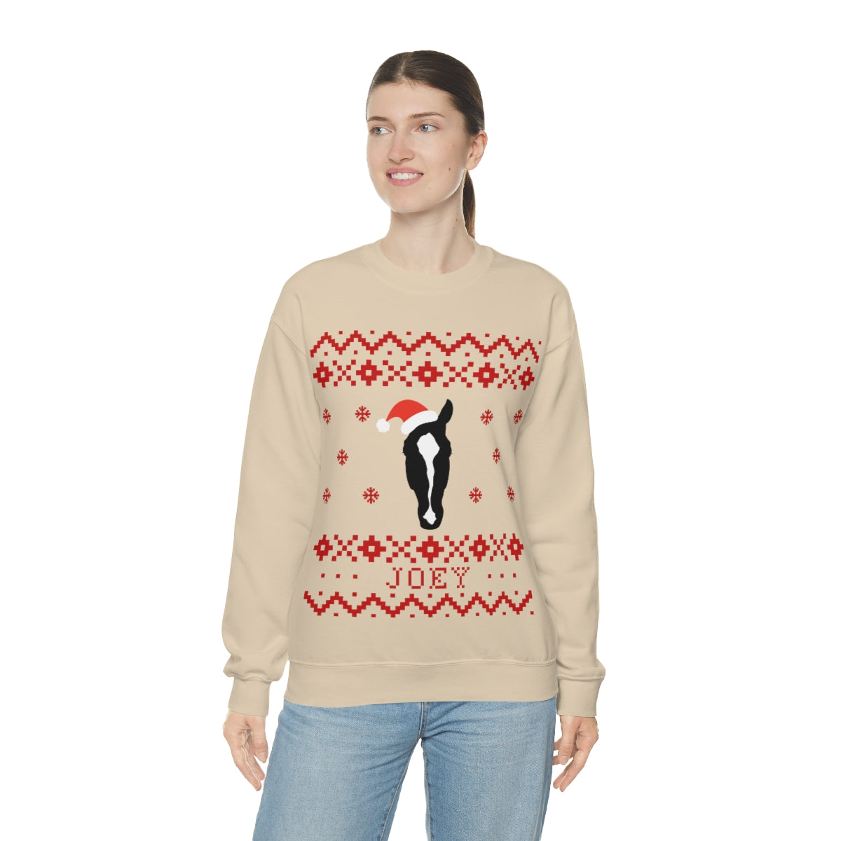 Custom Equestrian Christmas Sweater Crewneck