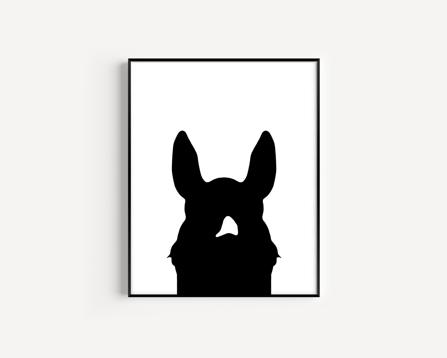 Custom Horse Silhouette Peekaboo Digital Download