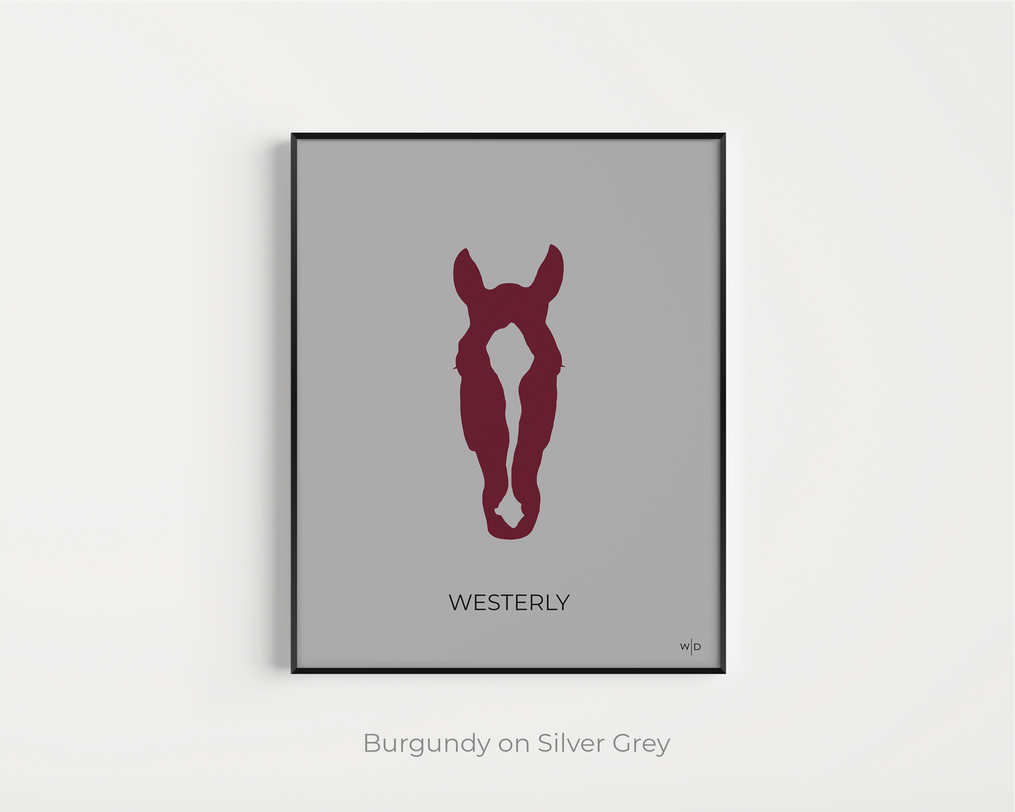 Custom Horse Silhouette with Logo