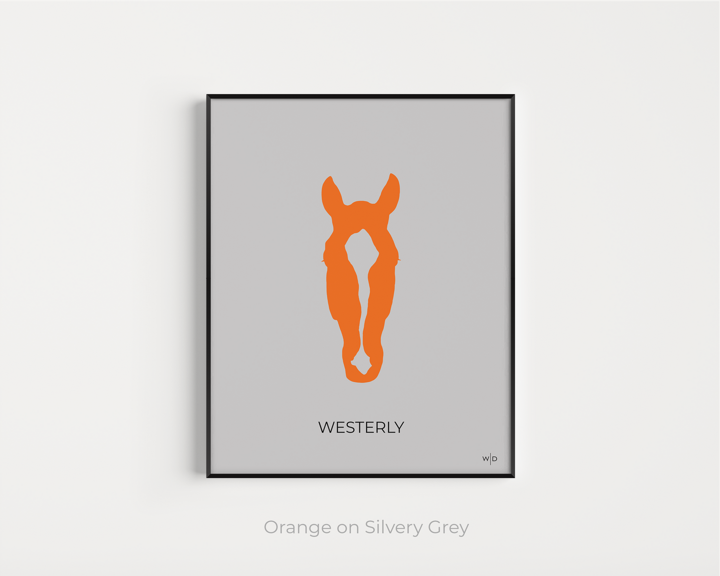 Custom Horse Silhouette with Logo