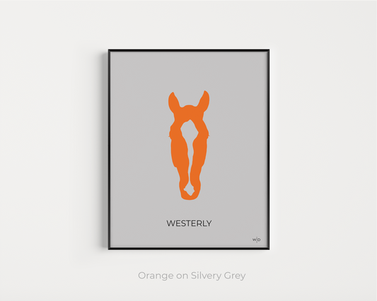 Custom Duotone Digital Download Horse Silhouette 8x10"