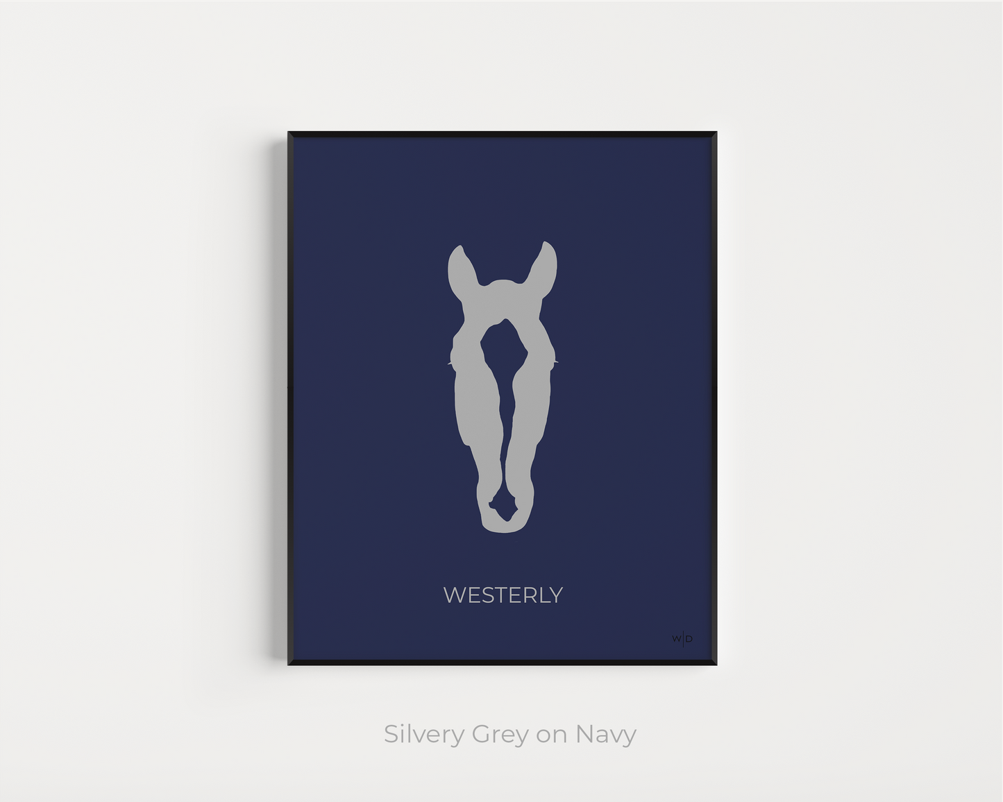 Custom Horse Silhouette with Logo