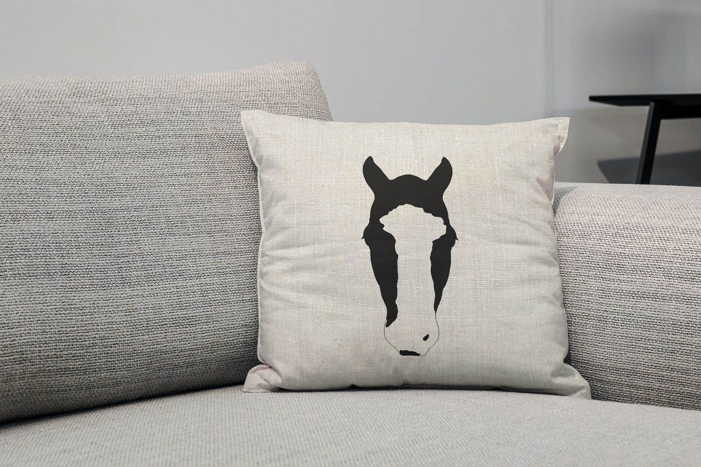 Set of Two Custom Silhouette Pillows