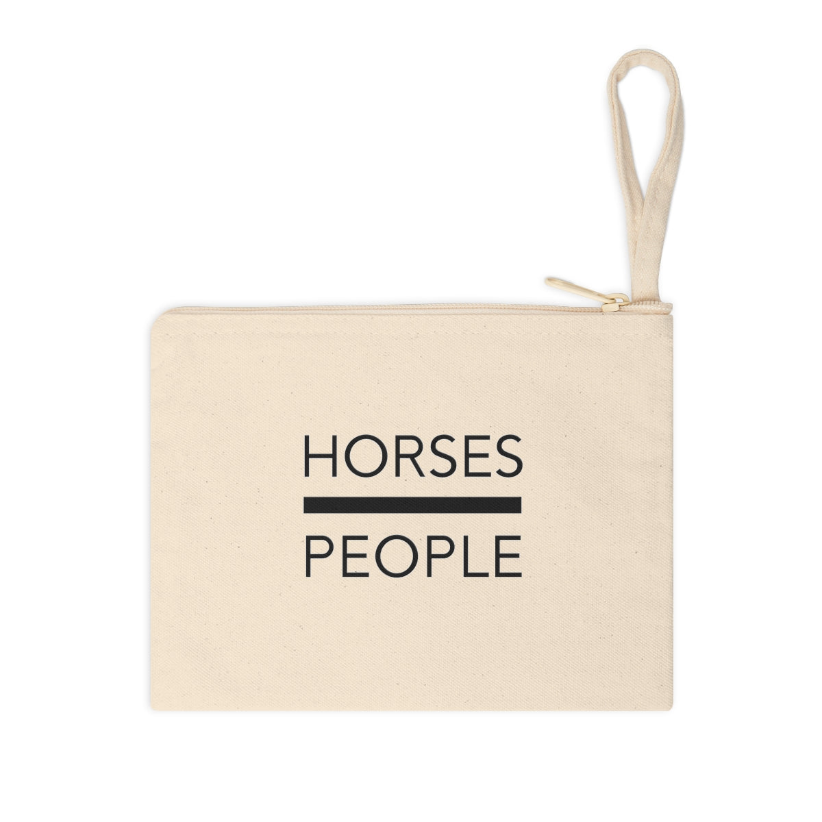 Horses Over People Zipper Pouch
