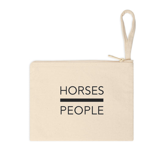 Horses Over People Zipper Pouch