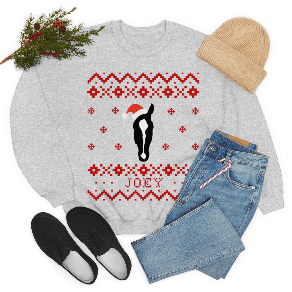 Custom Equestrian Christmas Sweater Crewneck