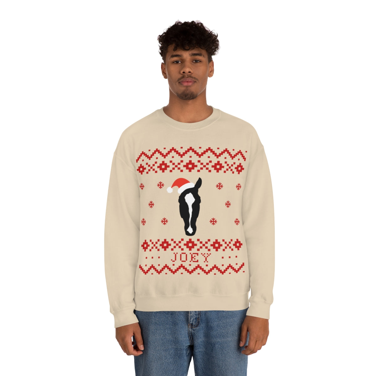 Custom Equestrian Christmas Sweater Crewneck