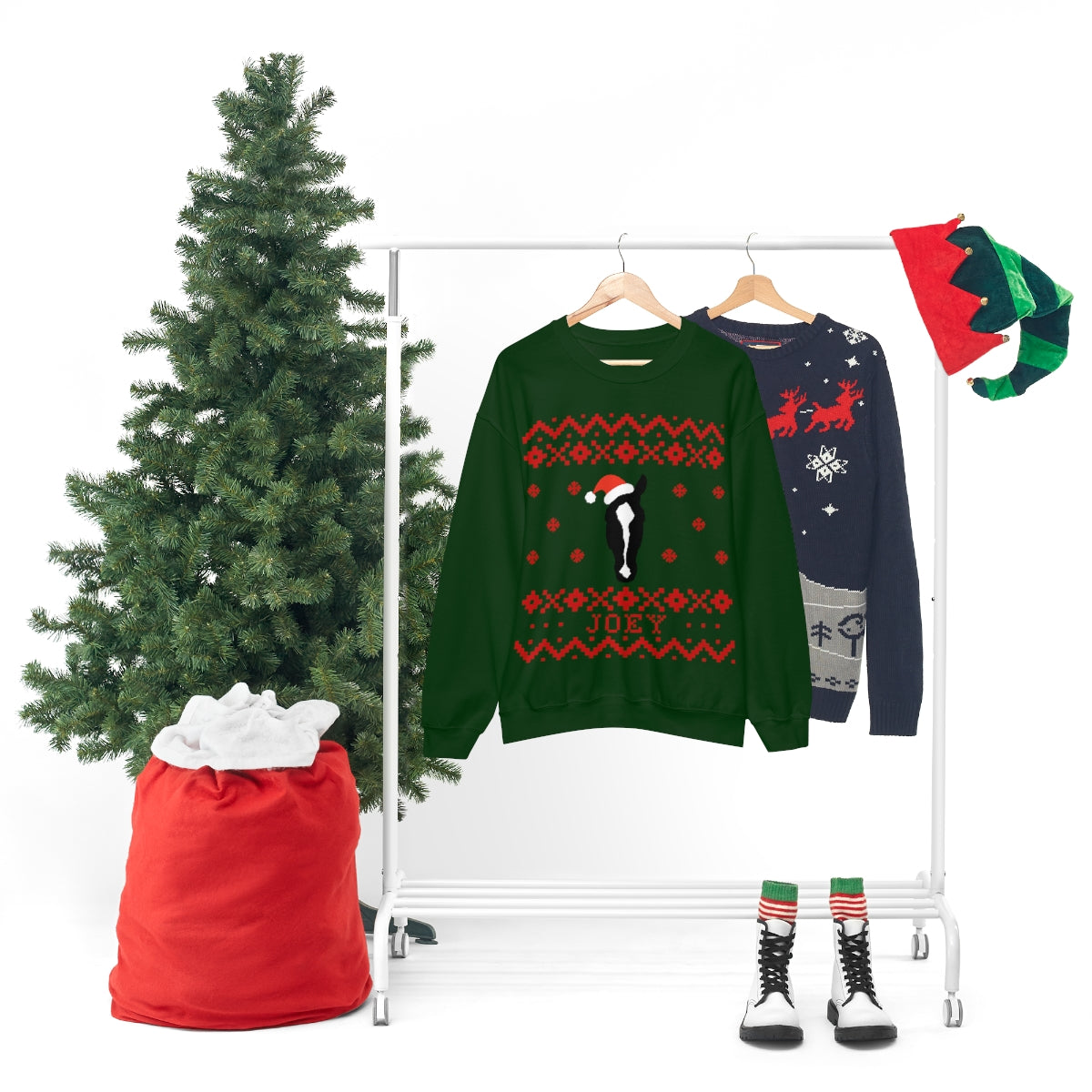 Custom Equestrian Christmas Sweater Crewneck