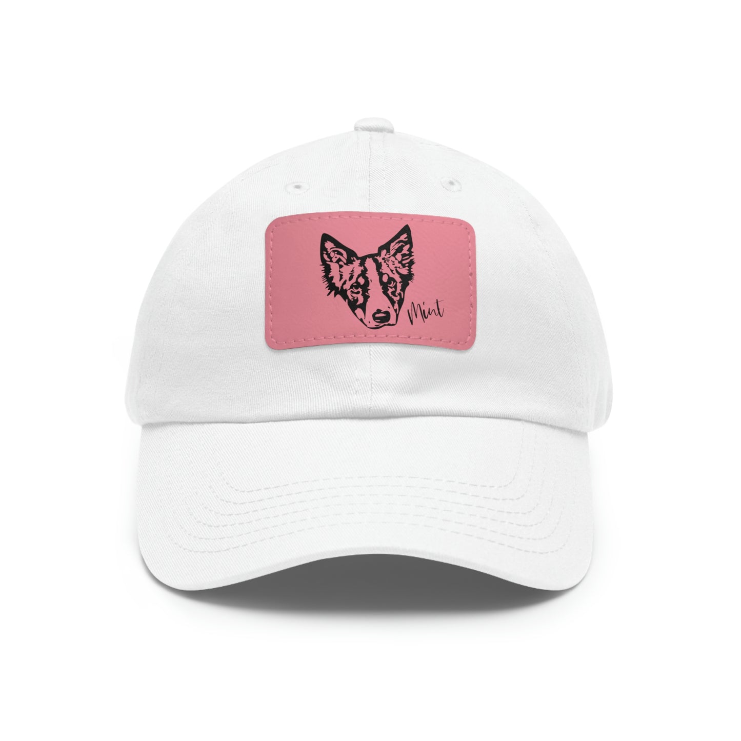 Custom Pet Dad Hat with Leather Patch
