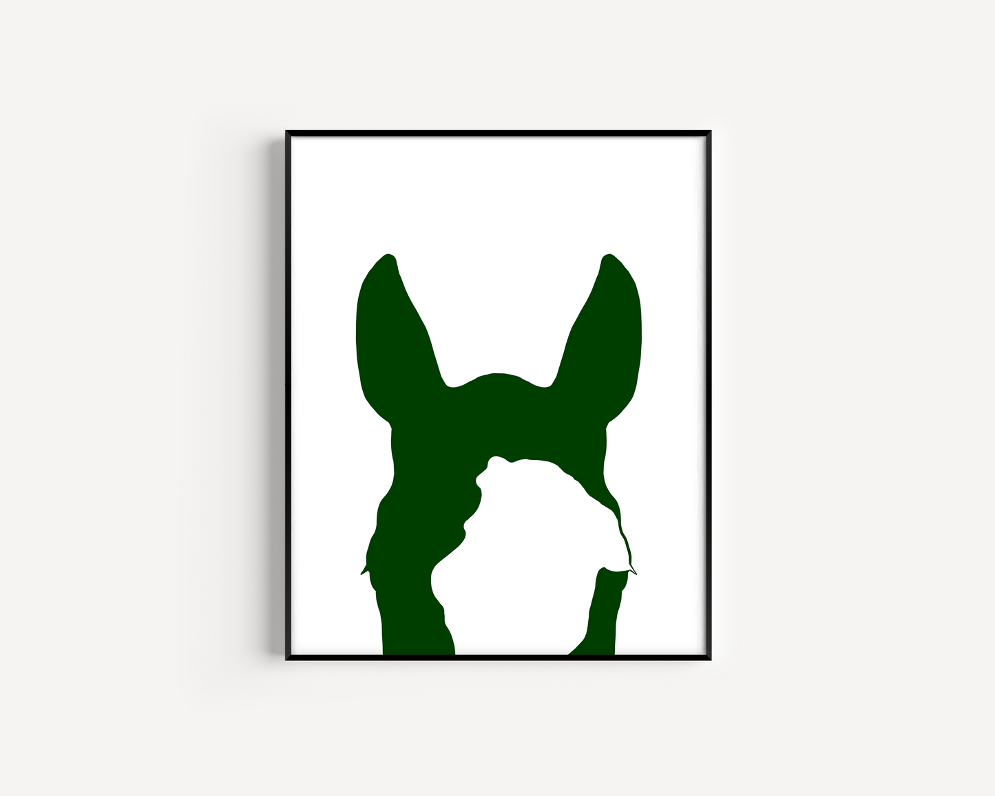 Custom Horse Silhouette Peekaboo Digital Download